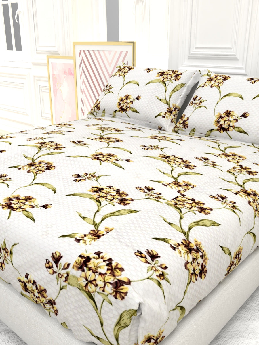 Georgia Double Size Satin Twill Bedsheet Set - Ash Gray