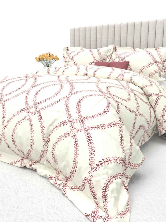 Primrose King Size 600TC Luxury Satin Bedsheet Set - [Insert Design Name]