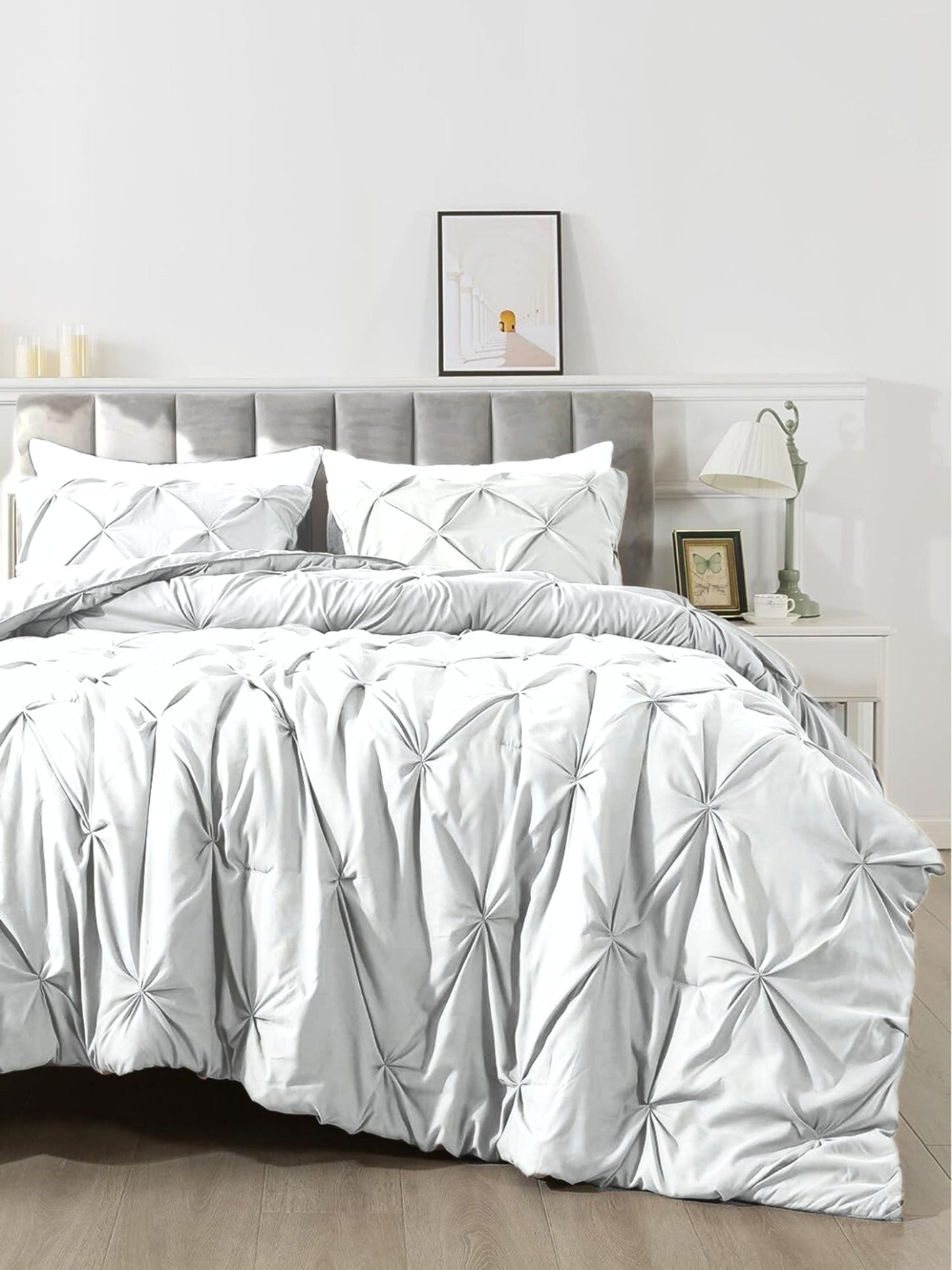 Marquis Pinch Pleat Comforter With Pillow Cover/s