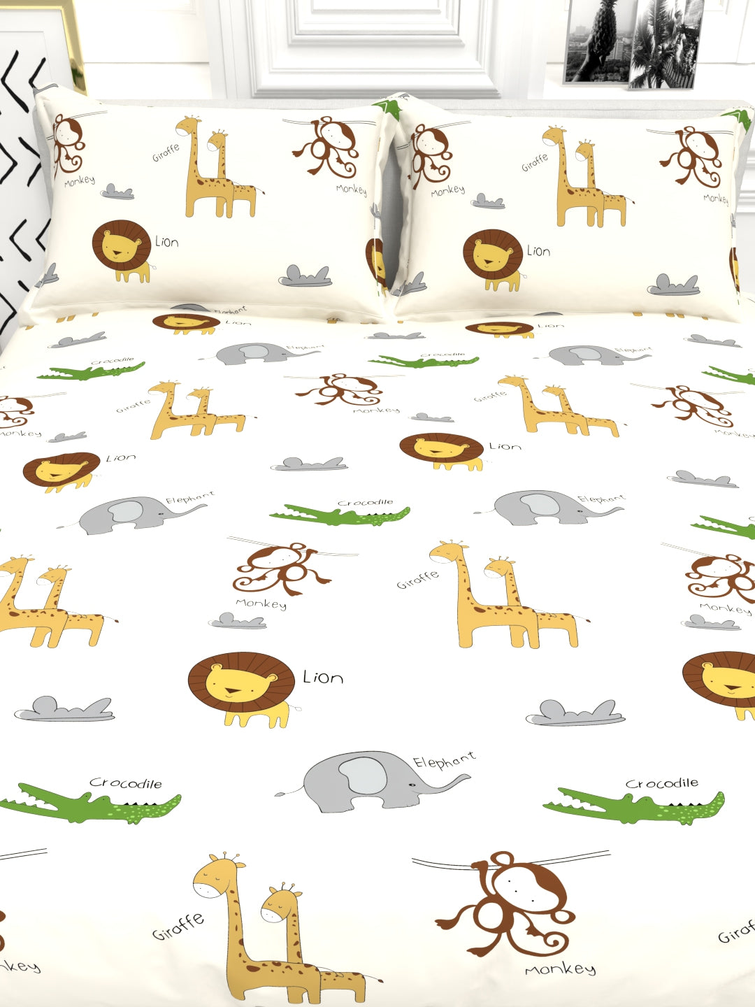 Cider Double Bed Micro-Cotton Sheet Set - Cream