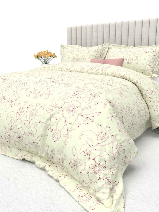 Primrose King Size 600TC Luxury Satin Bedsheet Set - [Insert Design Name]