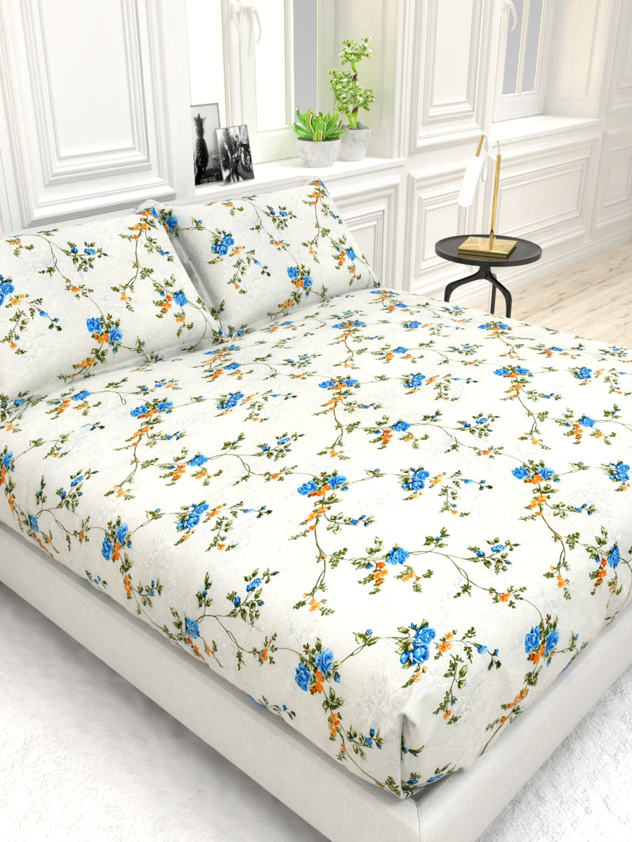 Georgia Double Size Satin Twill Bedsheet Set - Pink