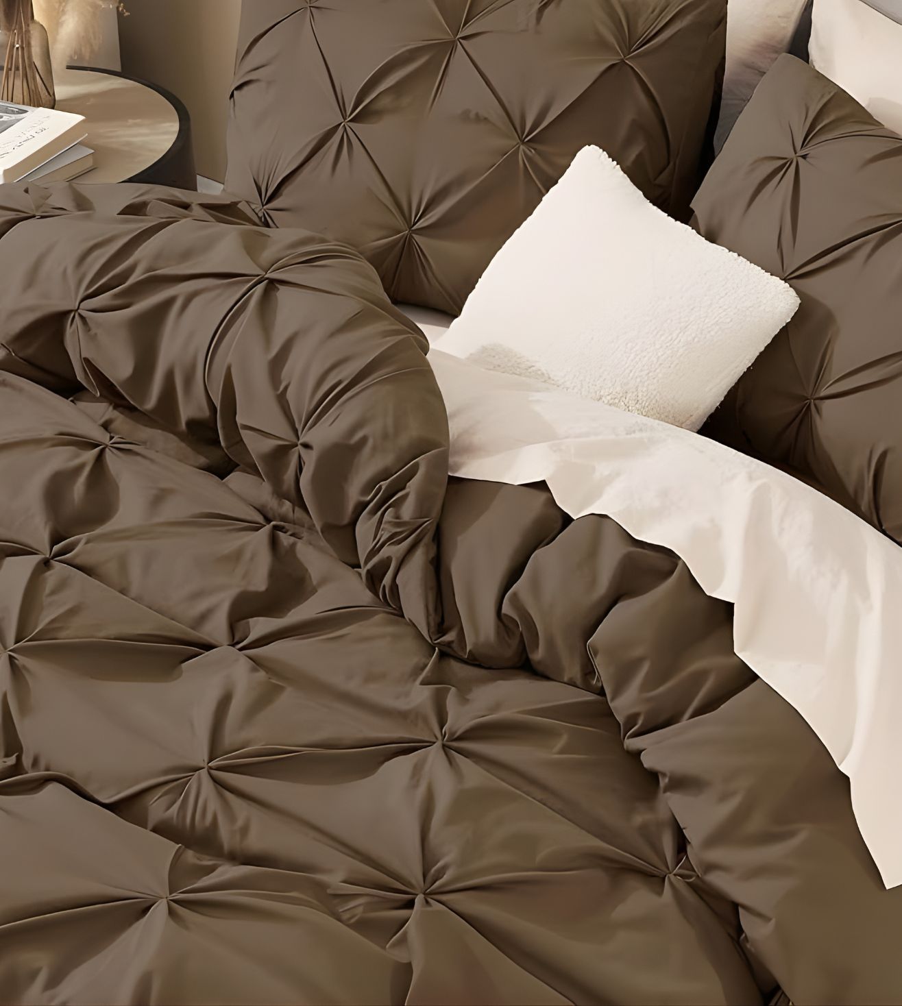 Marquis Pinch Pleat Comforter With Pillow Cover/s