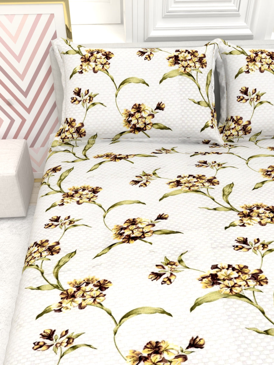 Georgia Double Size Satin Twill Bedsheet Set - Ash Gray