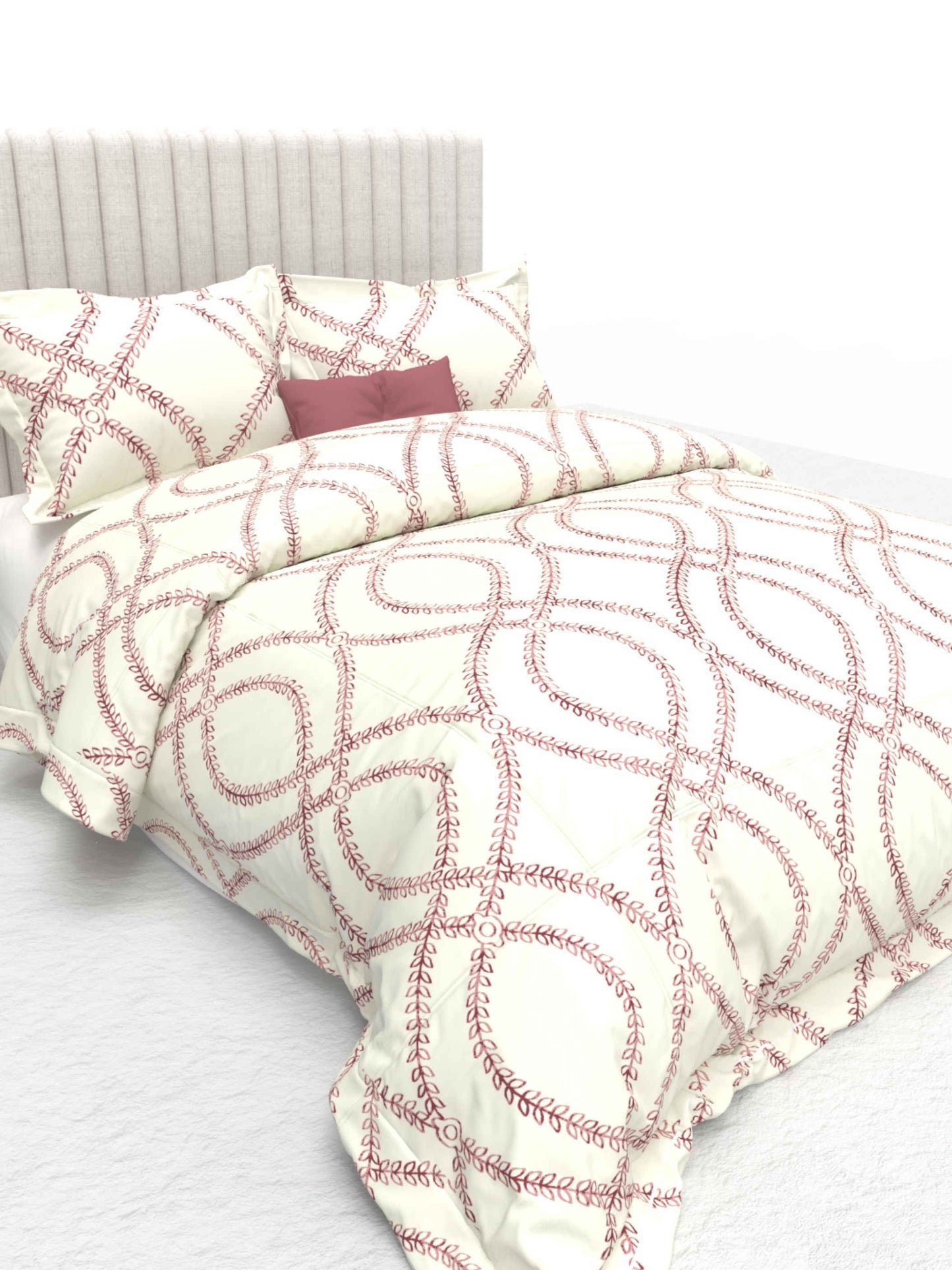 Primrose King Size 600TC Luxury Satin Bedsheet Set - [Insert Design Name]