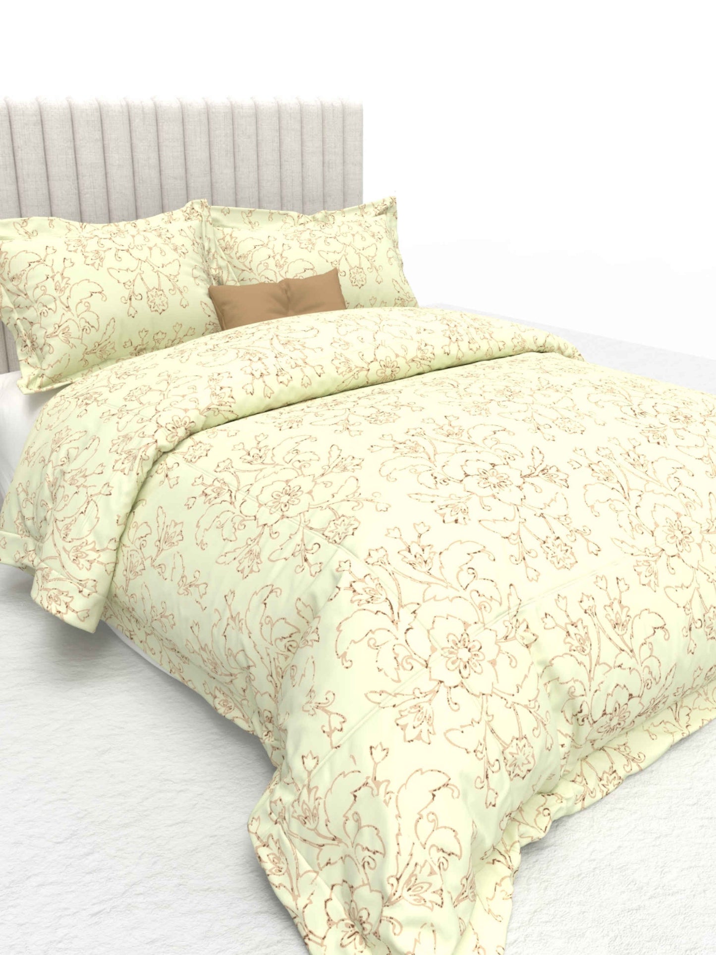 Primrose King Size 600TC Luxury Satin Bedsheet Set - [Insert Design Name]