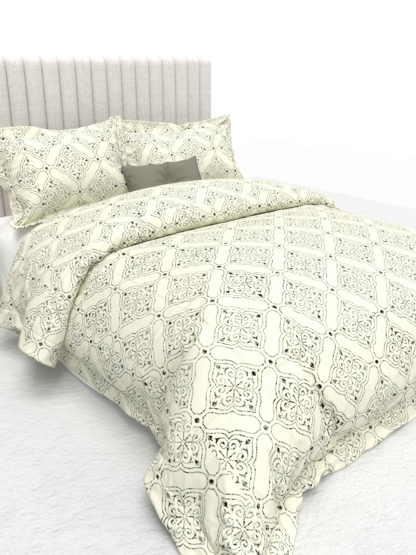 Primrose King Size 600TC Luxury Satin Bedsheet Set - [Insert Design Name]