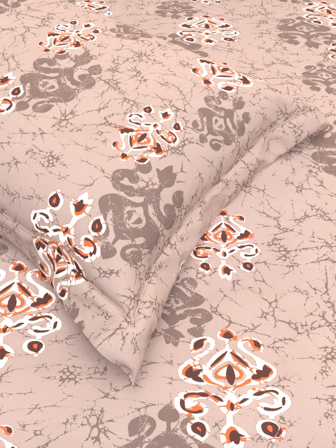 Clay Double Bed Pure Cotton Sheet Set - Dusty Rose