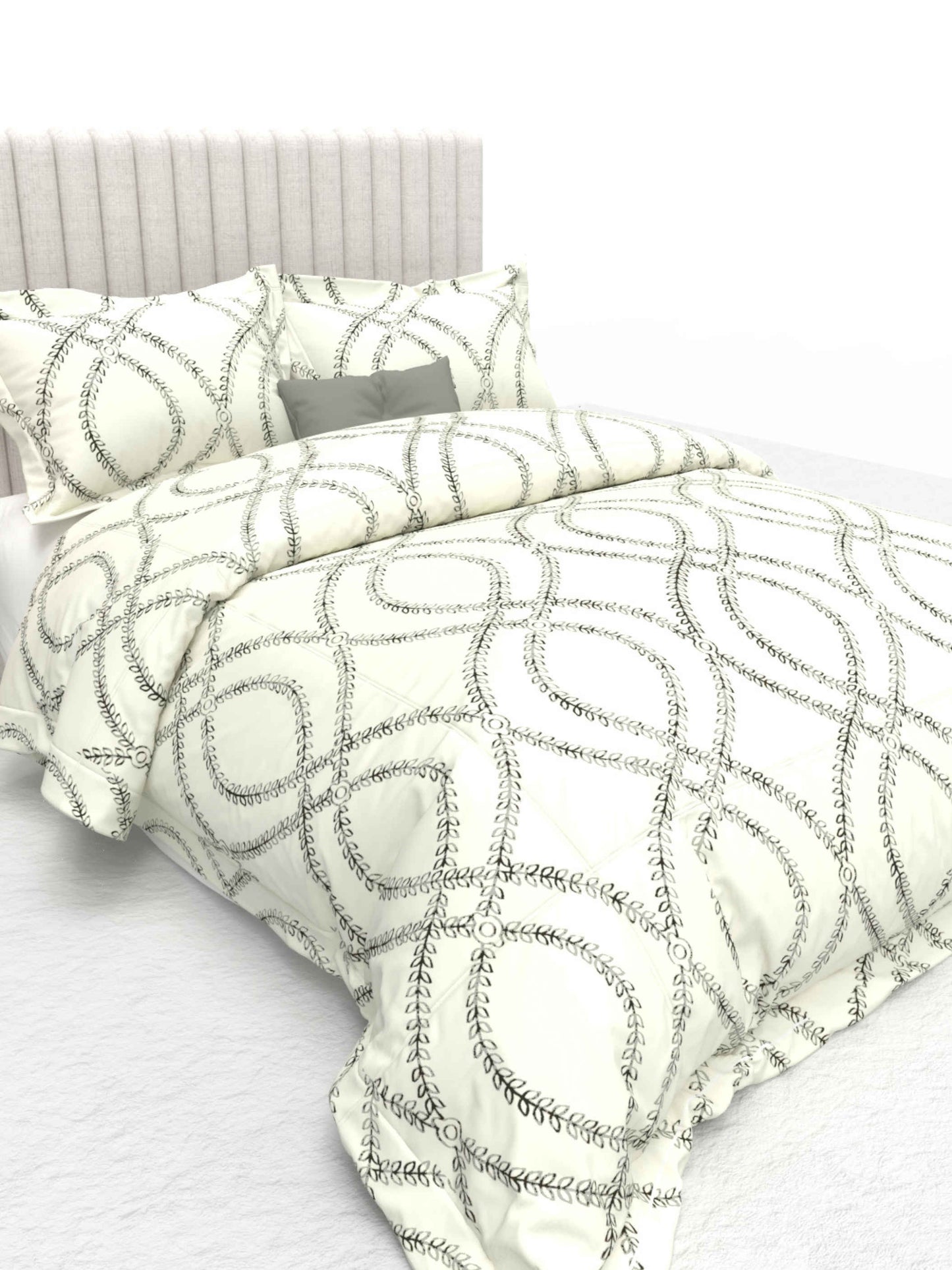 Primrose King Size 600TC Luxury Satin Bedsheet Set - [Insert Design Name]