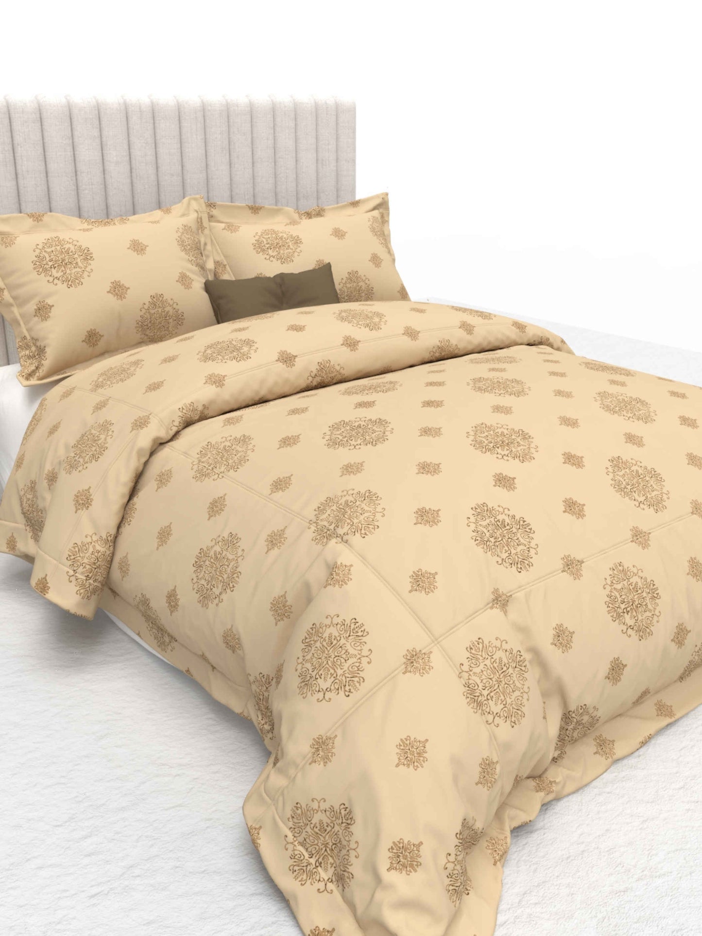 Primrose King Size 600TC Luxury Satin Bedsheet Set - [Insert Design Name]