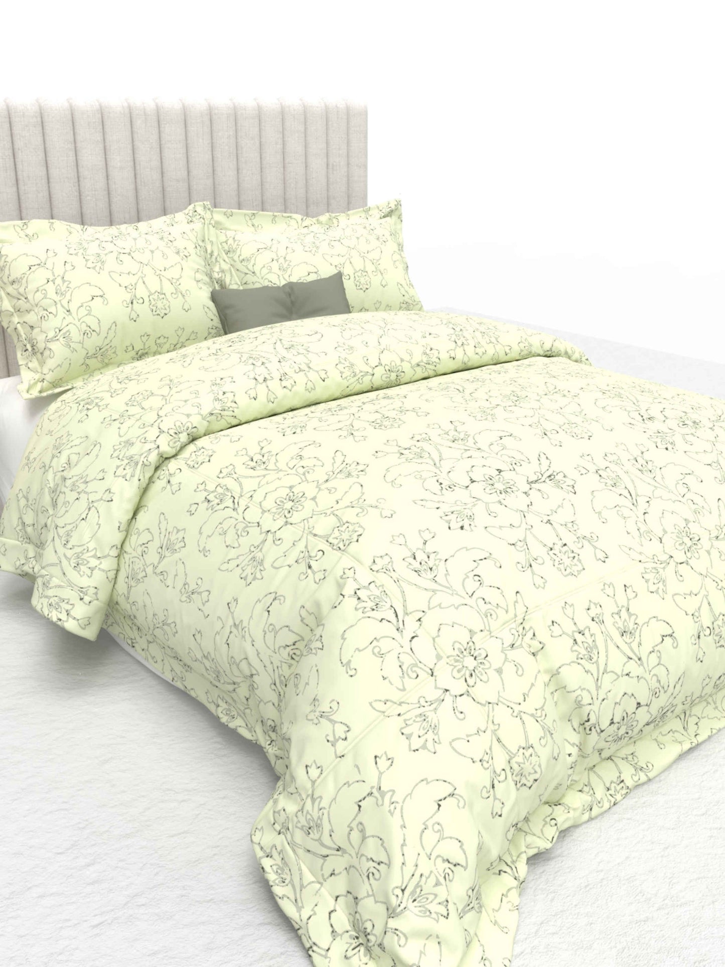 Primrose King Size 600TC Luxury Satin Bedsheet Set - [Insert Design Name]