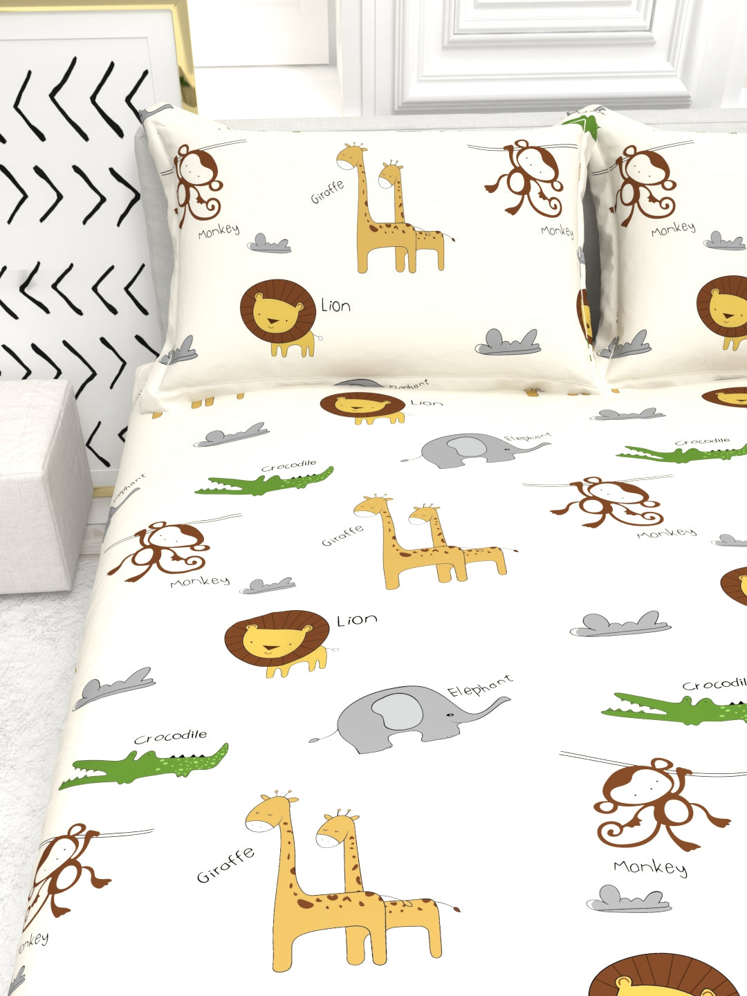 Cider Double Bed Micro-Cotton Sheet Set - Cream