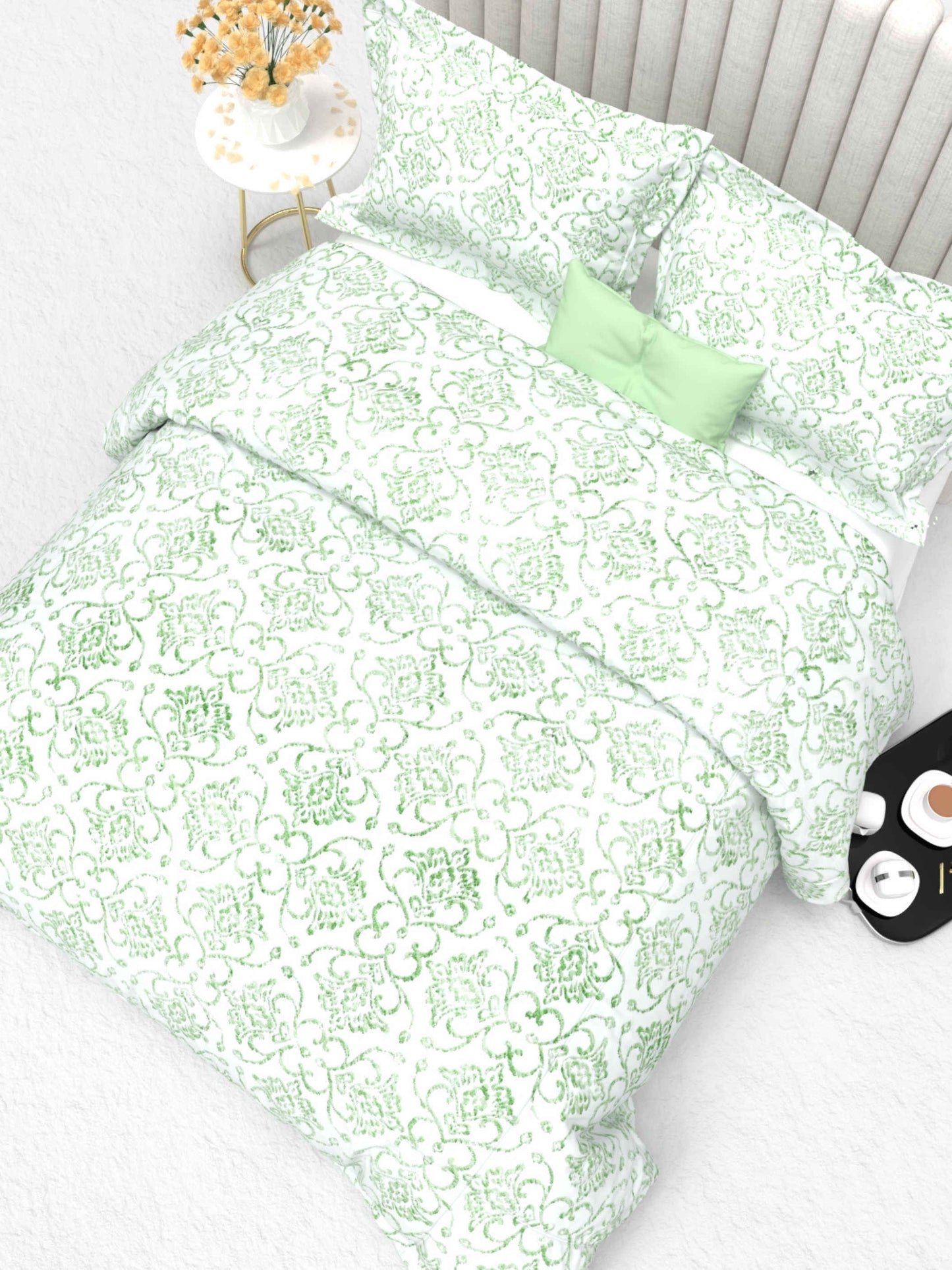 Primrose King Size 600TC Luxury Satin Bedsheet Set - [Insert Design Name]