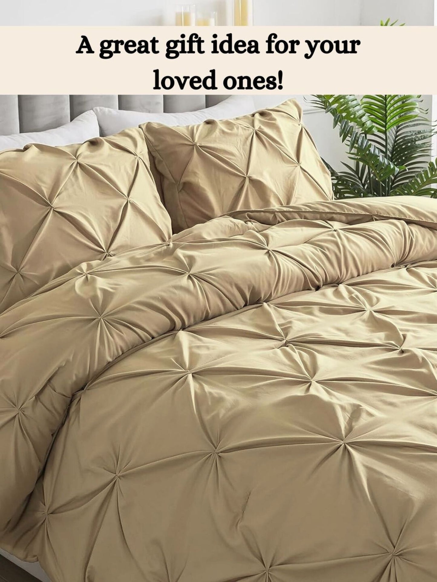 Marquis Pinch Pleat Comforter With Pillow Cover/s