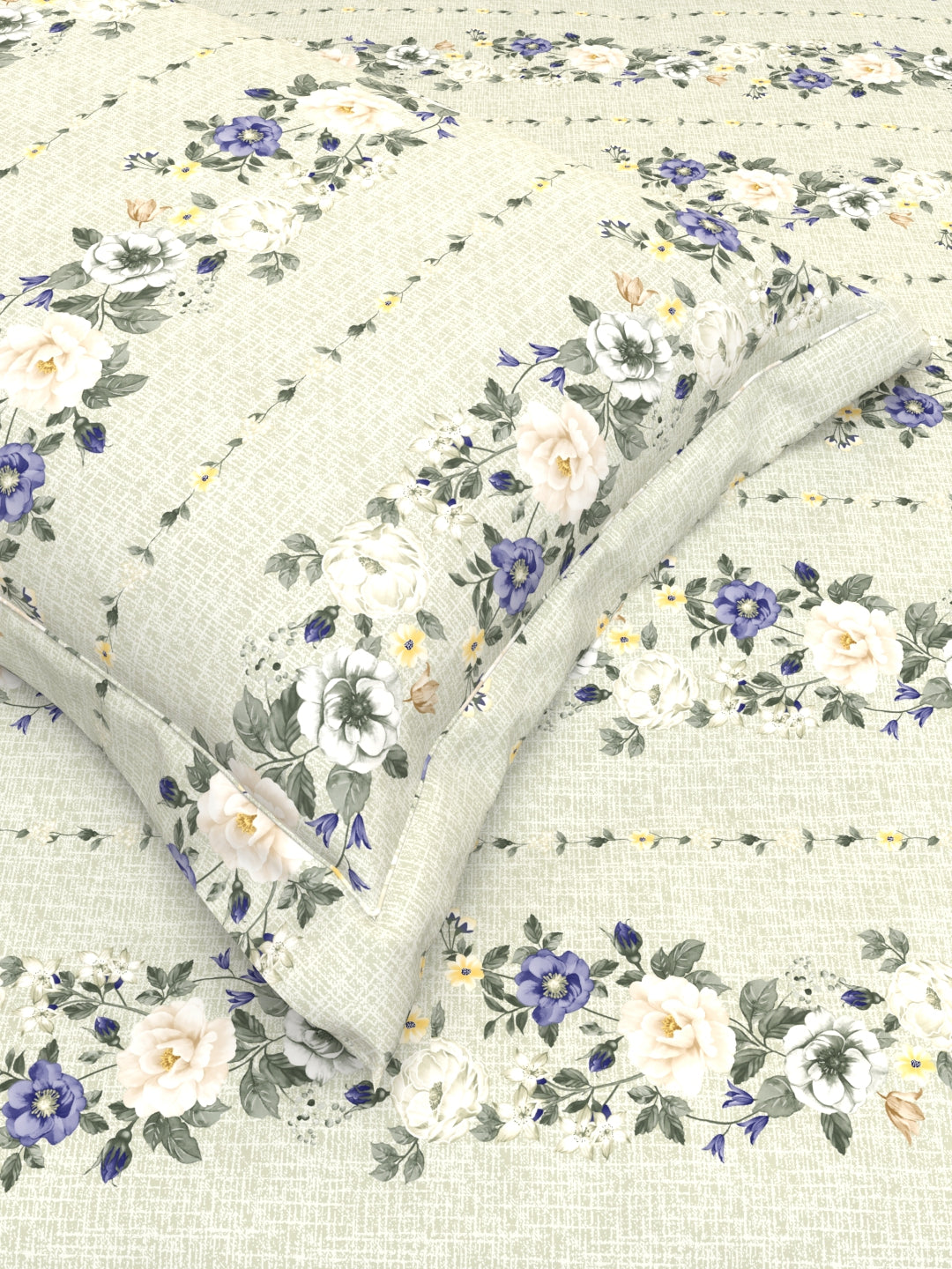 Cider Double Bed Micro-Cotton Sheet Set - Sage Green