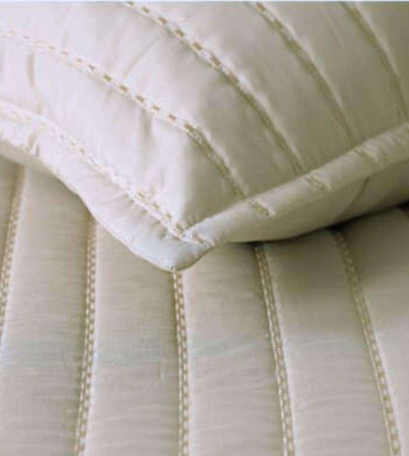 Luna 5-Piece Quilted & Embroidered Bedcover Ensemble - Ivory