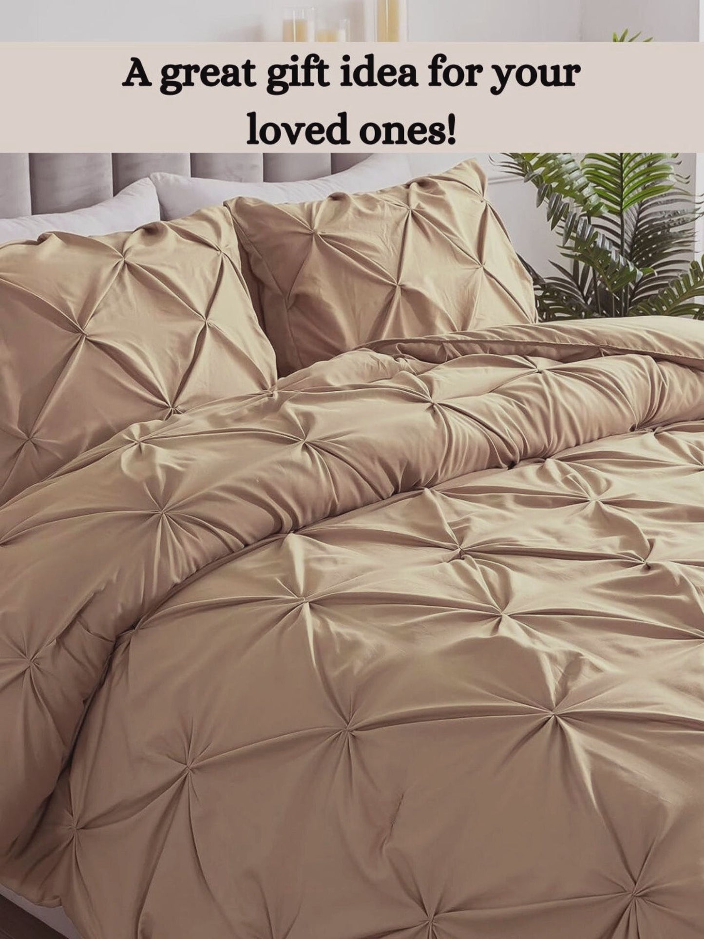 Marquis Pinch Pleat Comforter With Pillow Cover/s