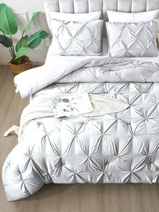 Marquis Pinch Pleat Comforter With Pillow Cover/s