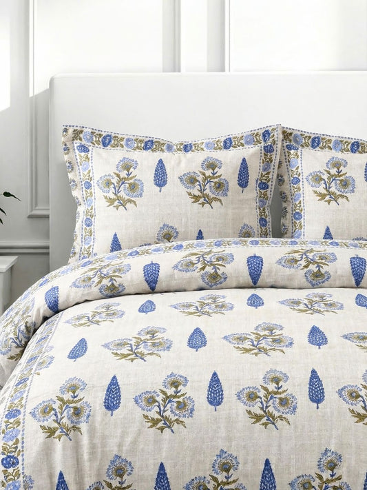 Pure Cotton King Size Bedsheet Set with 2 Pillow Covers - Dusky Plum