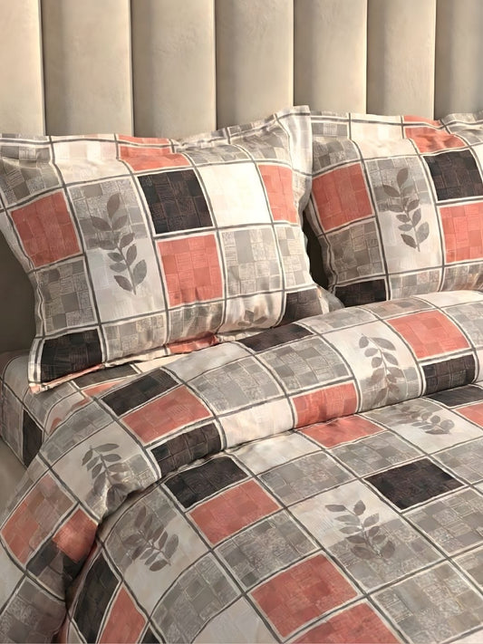 Georgia Double Size Satin Twill Bedsheet Set - Pink